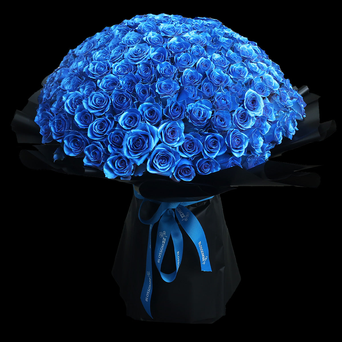 199枝 電藍玫瑰鮮花束｜199 Thunder Blue Fresh Bouquet fresh bouquet 鮮花束 Blossom22°