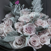 19枝 淺灰玫瑰花束 ｜19 Menta Grey Rose bouquet(Menta) fresh bouquet 鮮花束 BLOSSOM22