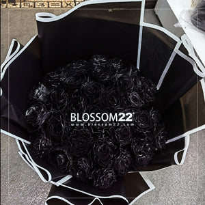 【極罕鮮花】33 Dyeing Dark Roses Bouquet / 33 染黑玫瑰花束 花束 bouquet 鮮花束 Blossom22°