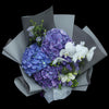 4 紫繡球蝴蝶蘭花束｜4 Purple Hydrangea & Orchid (Voilet Evergarden) 花束 bouquet 鮮花束 Blossom22°