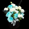Tiffany Blue Balloon Flower Bucket ｜蒂芬妮汽球皮革鮮花桶 Fresh Flower Gift Box Blossom22°