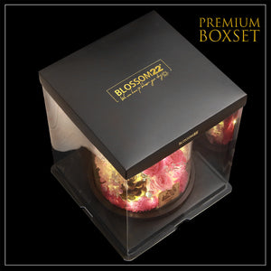 Standard Preserved-Flower•Glass Bell Jar｜標準版保鮮花瓶 03  Blossom22hk