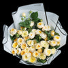 39枝 多頭庭園黃玫瑰花束｜39 Mini Yellow Garden Roses Bouquet 花束 bouquet 鮮花束 Blossom22°