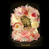粉色摩天輪瑰保鮮花瓶｜Pink Ferris Wheels Preserved Flower Bell Jar  Blossom22hk