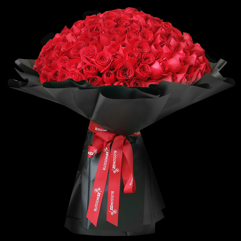 199枝 紅玫瑰求婚花束｜199 Red Roses Bouquet (Signature Style) fresh bouquet 鮮花束 BLOSSOM22