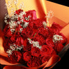 33 紅色經典及庭院玫瑰花束｜33 Mixed Red Roses & Garden Roses Bouquet (Champs-Élysées) 花束 bouquet 鮮花束 BLOSSOM22