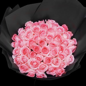52枝 粉紅玫瑰求婚花束｜52 Pink Roses Bouquet 花束 bouquet 鮮花束 Blossom22°