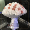 99枝 肯亞咖啡及白玫瑰混合花束｜99 Mixed Kenya Coffee Roses and White Roses (Coffee Time) fresh bouquet 鮮花束 Blossom22°