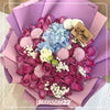 60枝 紫玫瑰及繡球｜60 Purple Roses & Hydrangea (XXL Song of the Ocean) 花束 bouquet 鮮花束 Blossom22°