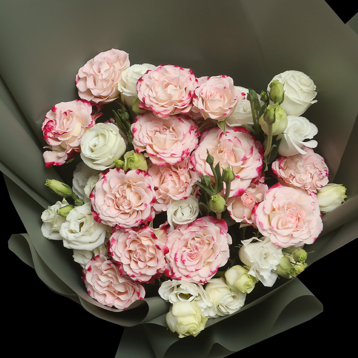 淺粉小玫瑰桔梗鮮花束｜Mini Pink Roses Bell flower Bouquet fresh bouquet 鮮花束 BLOSSOM22