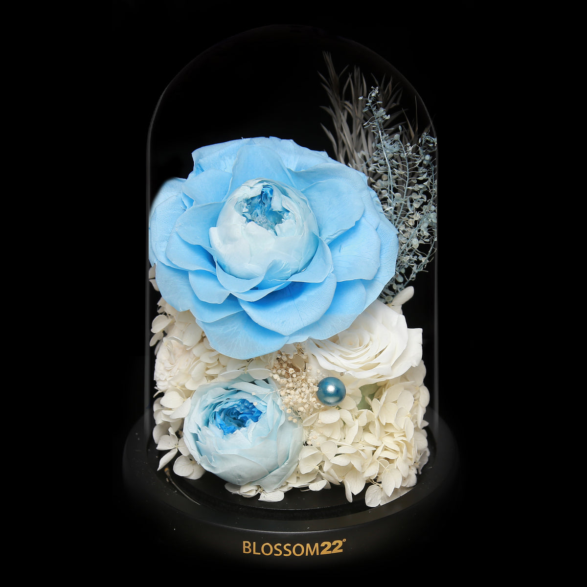 Standard Preserved-Flower•Glass Bell Jar｜標準版保鮮花瓶 07  Blossom22hk