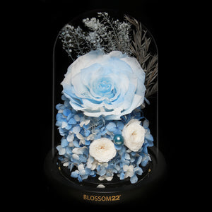 Standard Preserved-Flower•Glass Bell Jar｜標準版保鮮花瓶 11  Blossom22hk