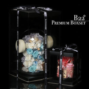 Standard Preserved-Flower•Glass Bell Jar｜標準版保鮮花瓶 02  Blossom22hk
