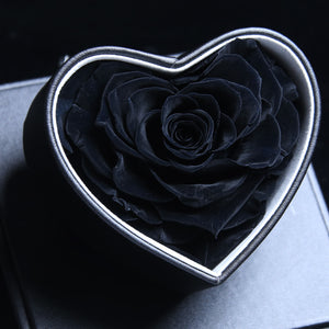XXL Heart Rose Preserved Flower Box｜巨型心型玫瑰保鮮花盒 - Black（黑)  Blossom22°