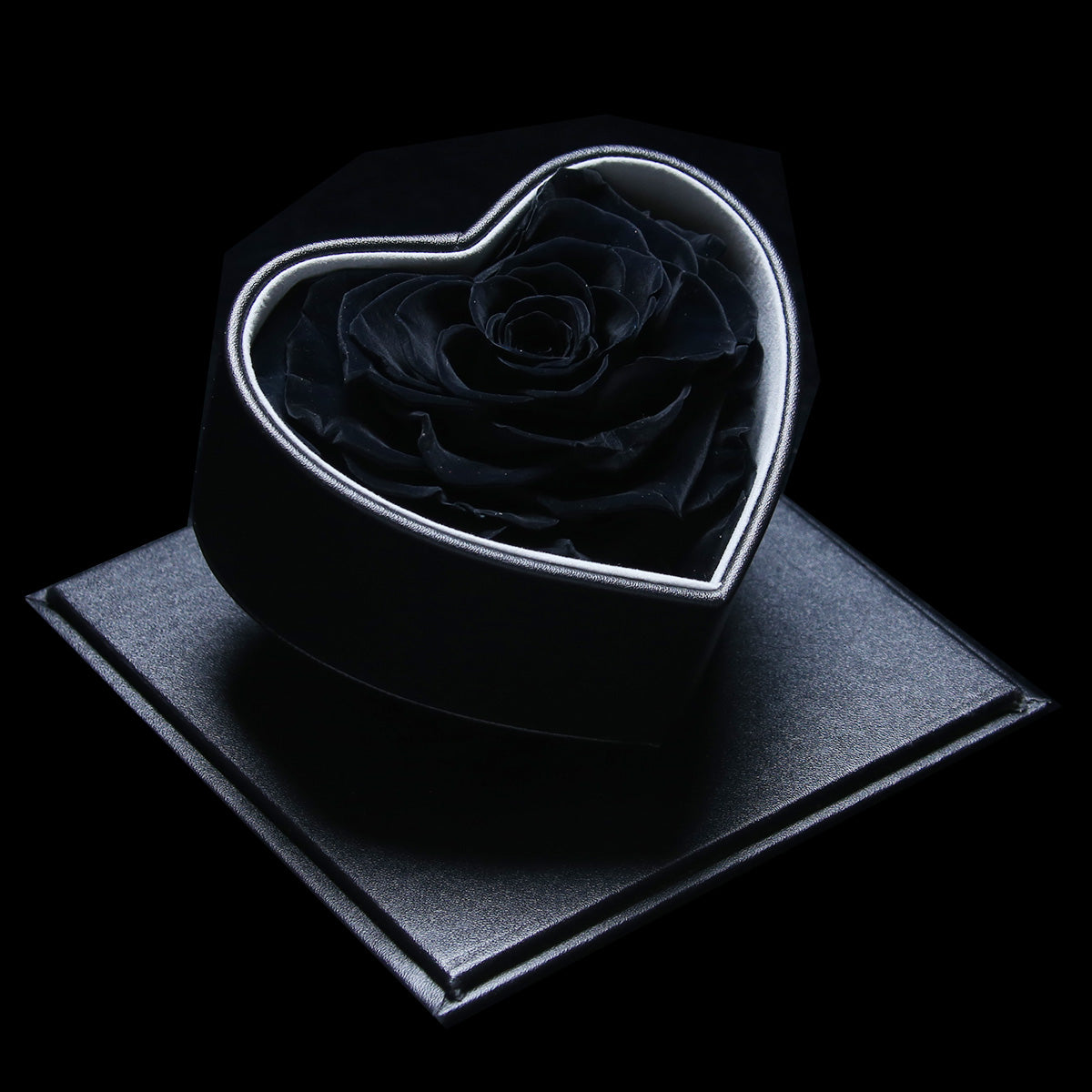 XXL Heart Rose Preserved Flower Box｜巨型心型玫瑰保鮮花盒 - Black（黑)  Blossom22°