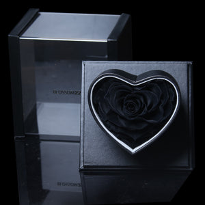 XXL Heart Rose Preserved Flower Box｜巨型心型玫瑰保鮮花盒 - Black（黑)  Blossom22°