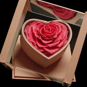 XXL Heart Rose Preserved Flower Box｜巨型心型玫瑰保鮮花盒 - Hot Pink（桃紅)  Blossom22°