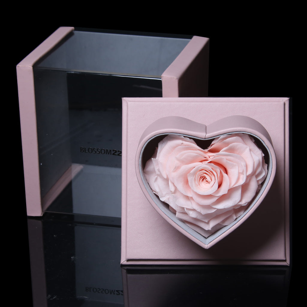 XXL Heart Rose Preserved Flower Box｜巨型心型玫瑰保鮮花盒 - Pink（粉紅)  Blossom22°