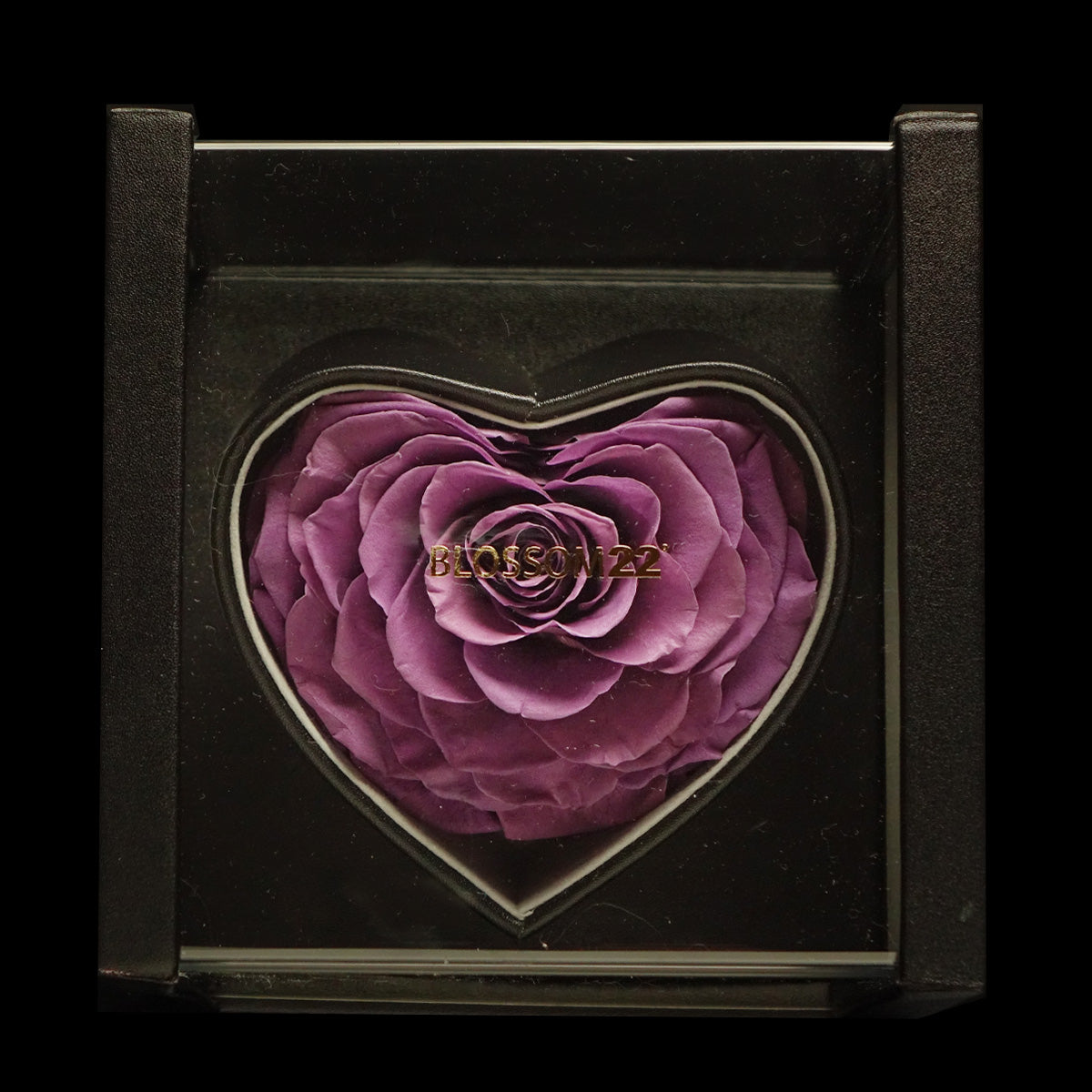 XXL Heart Rose Preserved Flower Box｜巨型心型玫瑰保鮮花盒 - Purple（紫)  Blossom22°