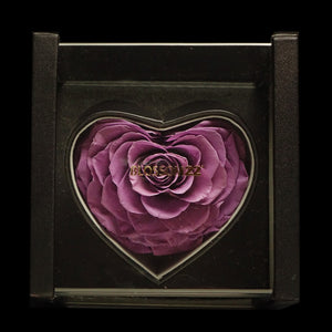 XXL Heart Rose Preserved Flower Box｜巨型心型玫瑰保鮮花盒 - Purple（紫)  Blossom22°