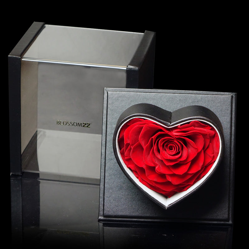 XXL Heart Rose Preserved Flower Box｜巨型心型玫瑰保鮮花盒 - Red（紅)  Blossom22°