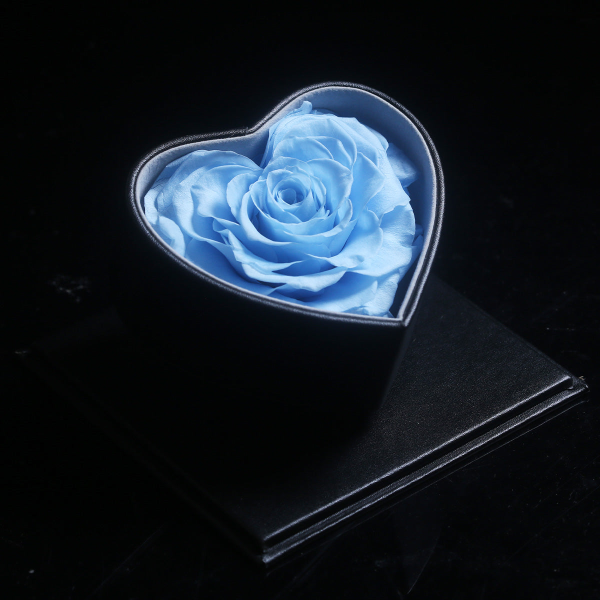 XXL Heart Rose Preserved Flower Box｜巨型心型玫瑰保鮮花盒 - Sky Blue（天藍)  Blossom22°