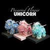 蒂芬妮保鮮花獨角獸｜Tiffany Blue Preserved Rose & Hydrangea Unicorn  Blossom22°