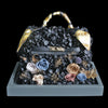 黑色保鮮花手袋｜Black Preserved Rose & Hydrangea Hand Bag  Blossom22°