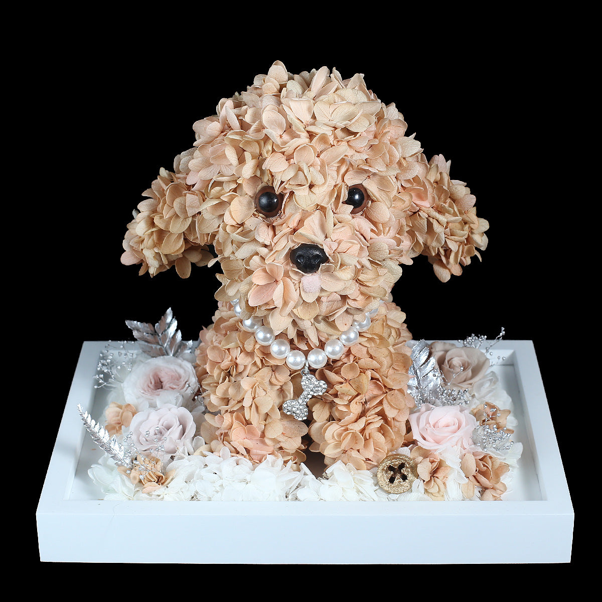 啡色保鮮花貴婦狗｜Brown Preserved Flower Poodle  Blossom22°