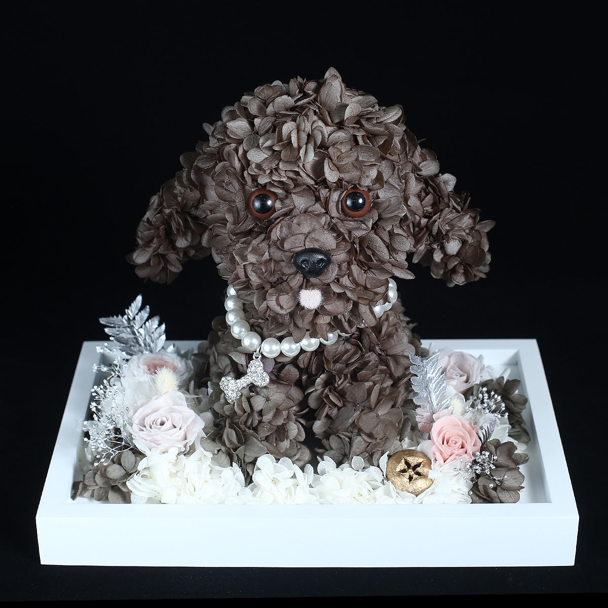 朱古力色保鮮花貴婦狗｜Chocolate Preserved Flower Poodle  Blossom22°