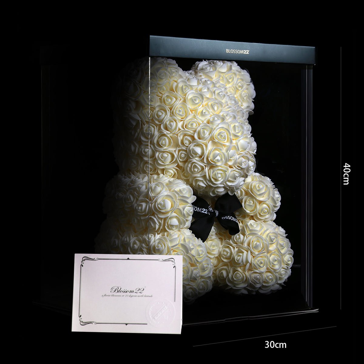白色玫瑰熊｜White Rose Bear Other Products Blossom22hk
