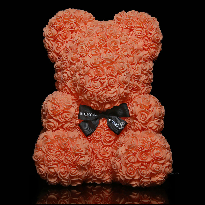 粉橙色玫瑰熊｜Light Orange Rose Bear Other Products Blossom22hk