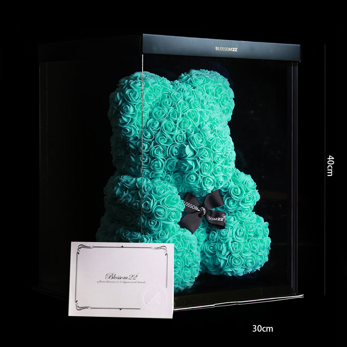 蒂芬妮玫瑰熊｜ Tiffany Blue Rose Bear Other Products Blossom22hk