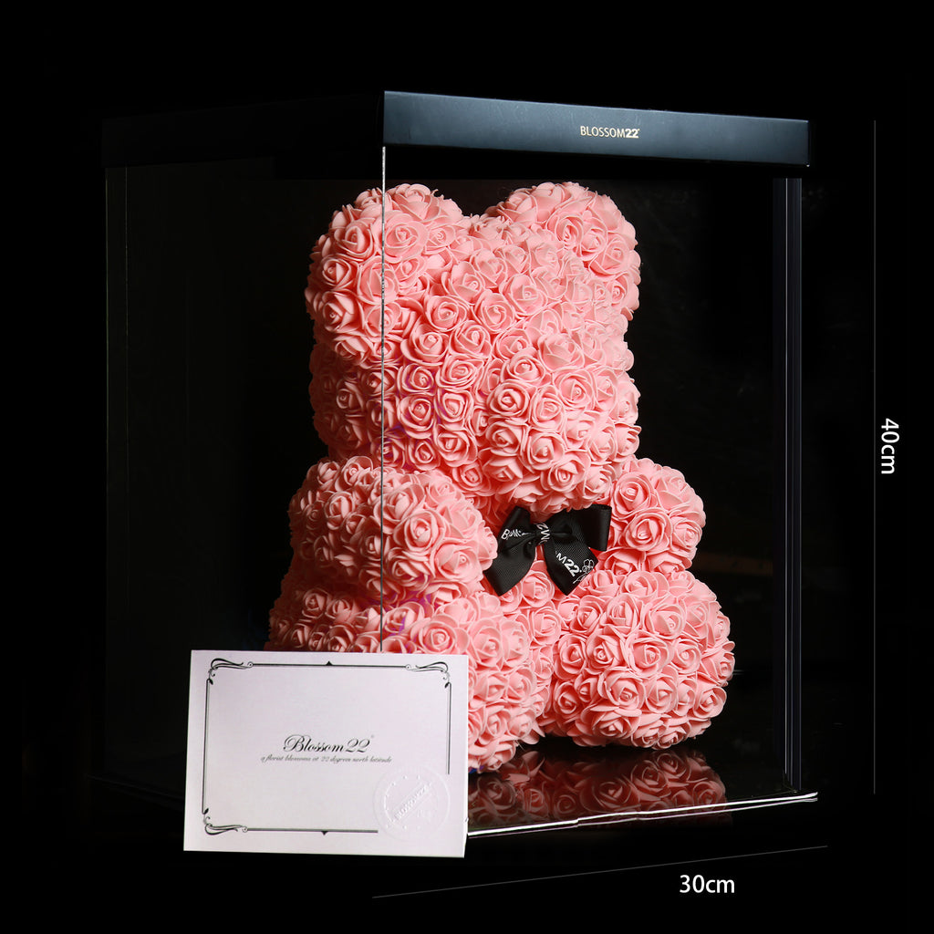 桃色玫瑰熊｜Peach Rose Bear Other Products Blossom22hk