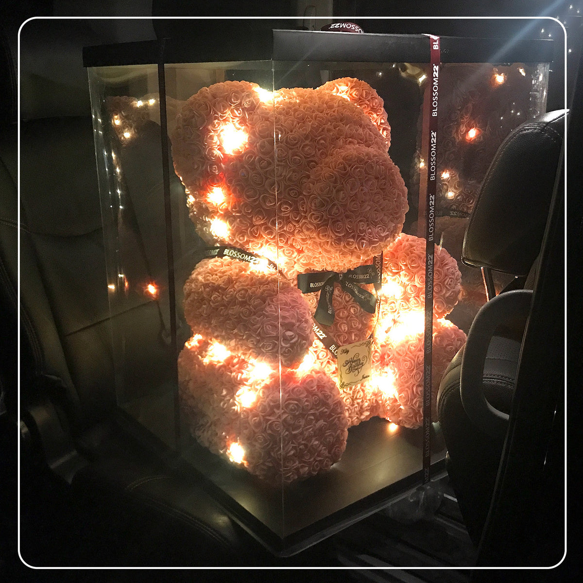 桃色巨型玫瑰熊｜XXL Peach Rose Bear Other Products Blossom22hk
