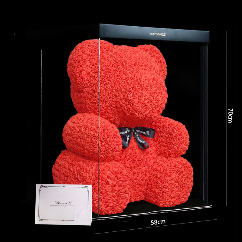 紅色巨型玫瑰熊｜XXL Red Rose Bear Other Products Blossom22hk