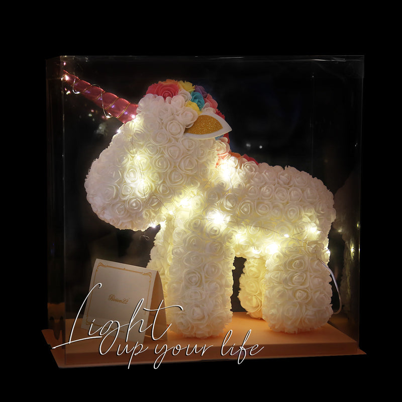 Rose Unicorn (玫瑰獨角獸) - White (白) Other Products Blossom22hk