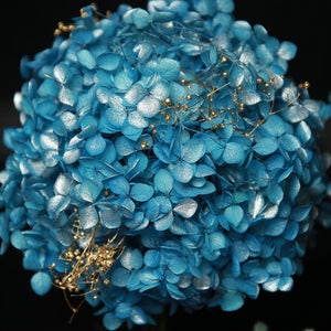 XXL Preserved-Flower•Glass Bell Jar｜特大版保鮮花瓶 - Blue Planet 藍星球  Blossom22hk